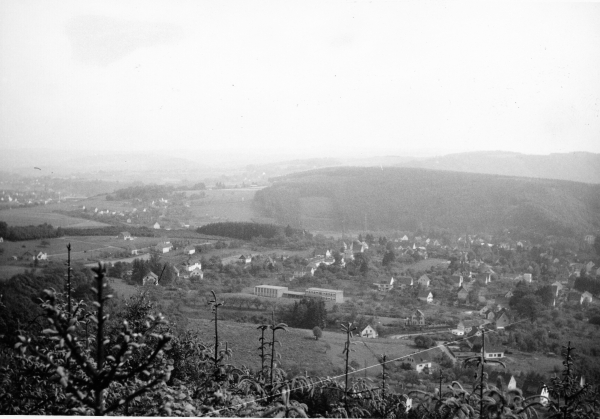 Im Scheurenfeld, Blick auf Schladern, ca. 1965