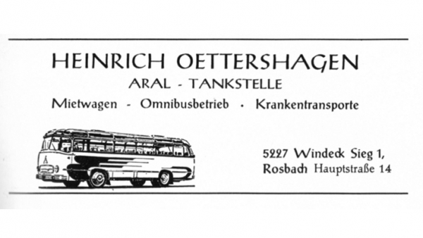 Werbeanzeige Heinrich Oettershagen 1974