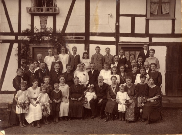 Hochzeit im Oberen Hof 1923